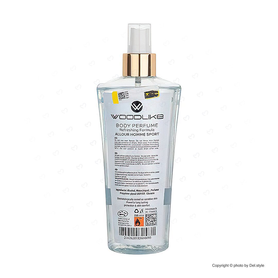 بادی اسپلش وودلایک Allure Homme Sport زنانه 250 میلی لیتر