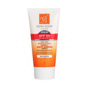 کرم ضد آفتاب مای بدون رنگ ضد چروک SPF50 حجم 50 میلی لیتر