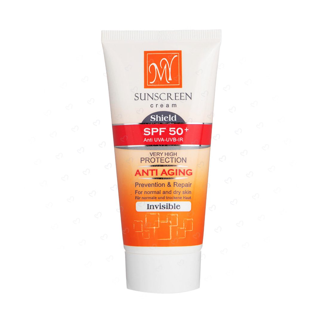 کرم ضد آفتاب مای بدون رنگ ضد چروک SPF50 حجم 50 میلی لیتر کرم ضد آفتاب مای بدون رنگ ضد چروک SPF50 حجم 50 میلی لیتر