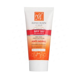 کرم ضد آفتاب مای رنگی طبیعی SPF50 فاقد چربی حجم 50 میلی لیتر