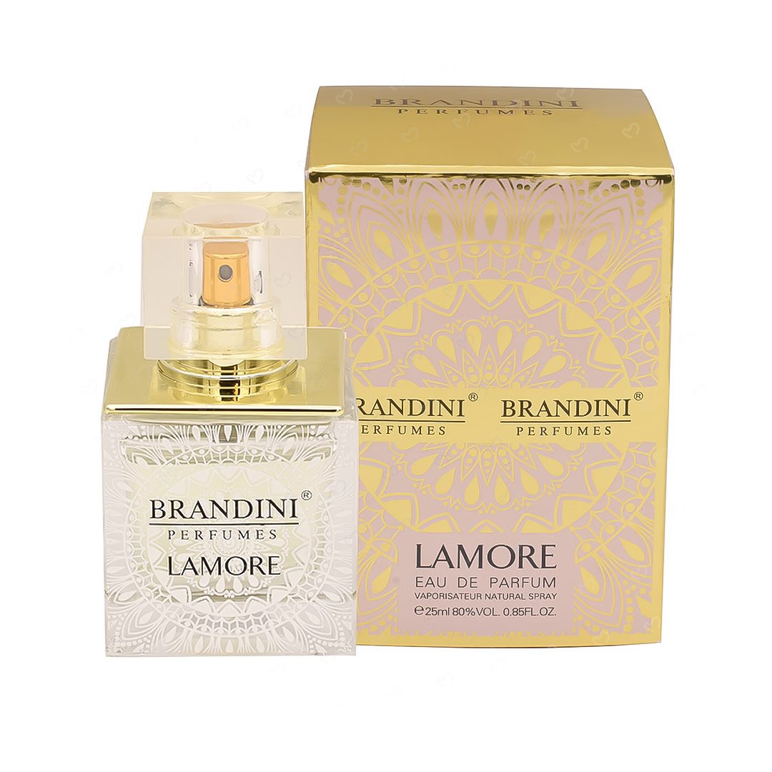 ادوپرفیوم زنانه برندینی مدل LAMORE حجم 25 میلی لیتر ادوپرفیوم زنانه برندینی مدل LAMORE حجم 25 میلی لیتر