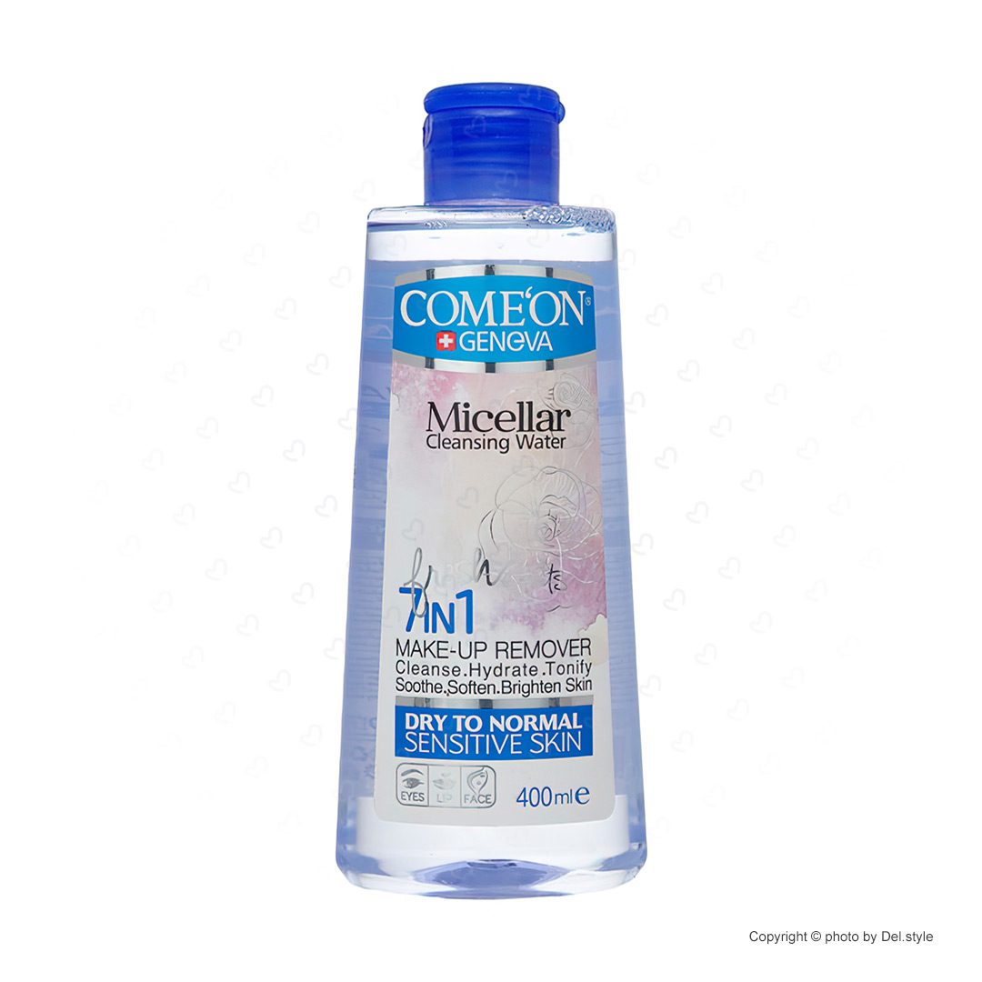 میسلار واتر کامان مدل DRY SKIN حجم 400 میلی لیتر