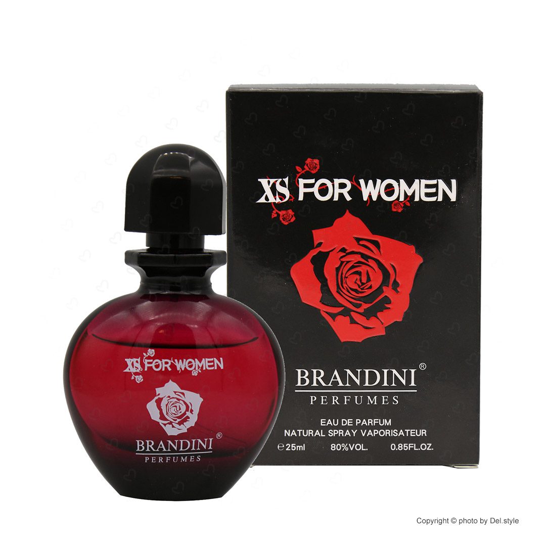 ادوپرفیوم زنانه برندینی مدل Xs women حجم 25 میلی لیتر