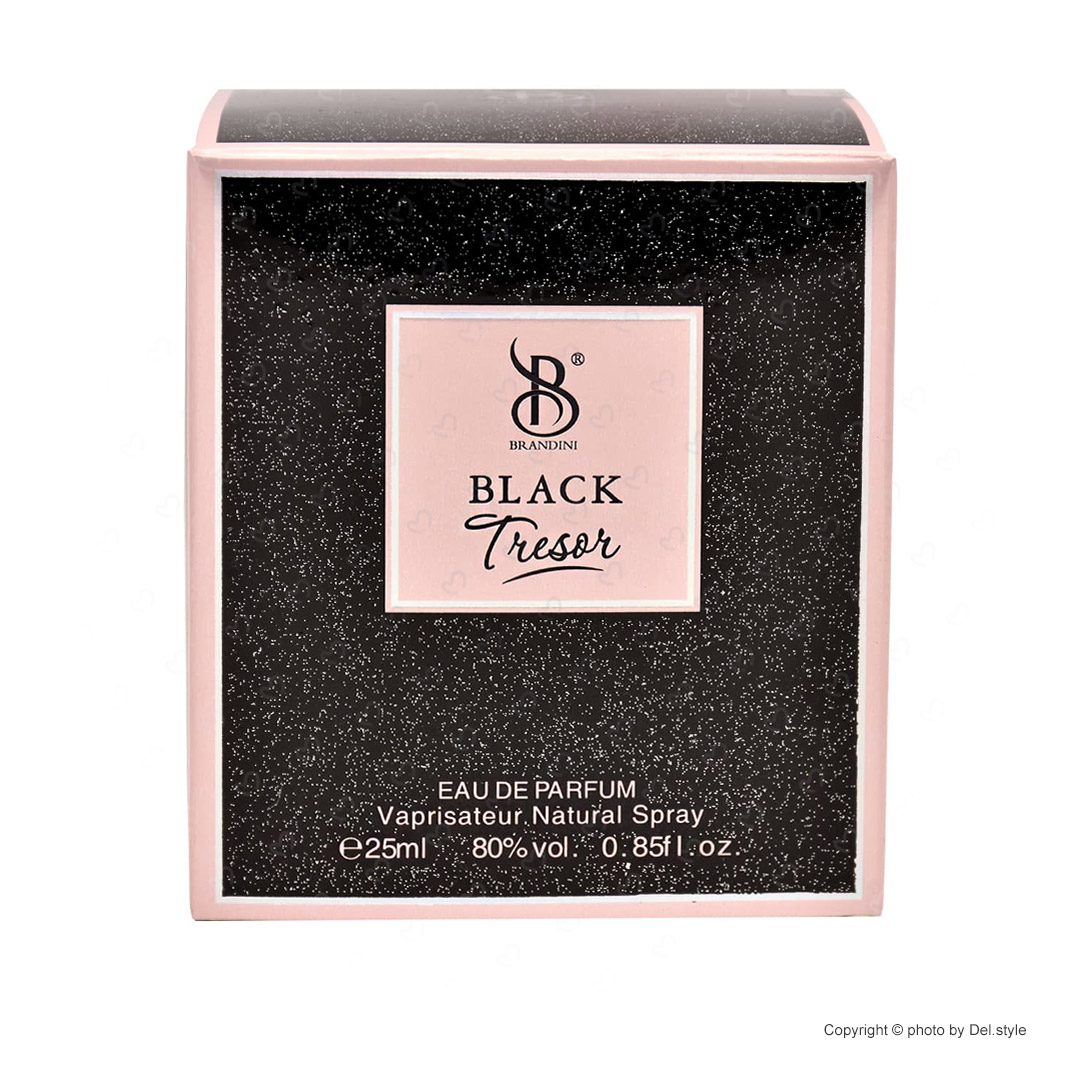 ادوپرفیوم زنانه برندینی مدل Tresor black حجم 25 میلی لیتر
