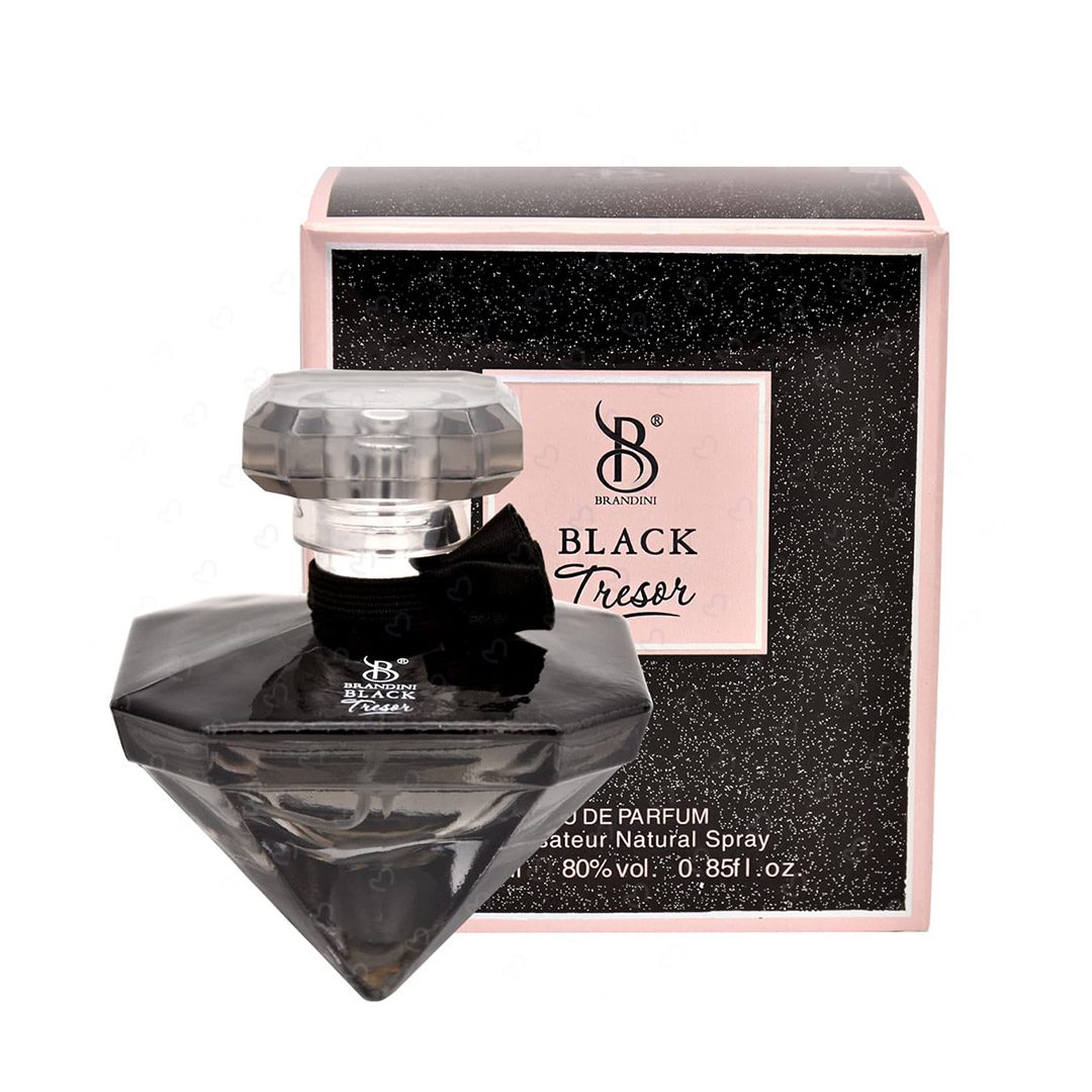ادوپرفیوم زنانه برندینی مدل Tresor black حجم 25 میلی لیتر ادوپرفیوم زنانه برندینی مدل Tresor black حجم 25 میلی لیتر