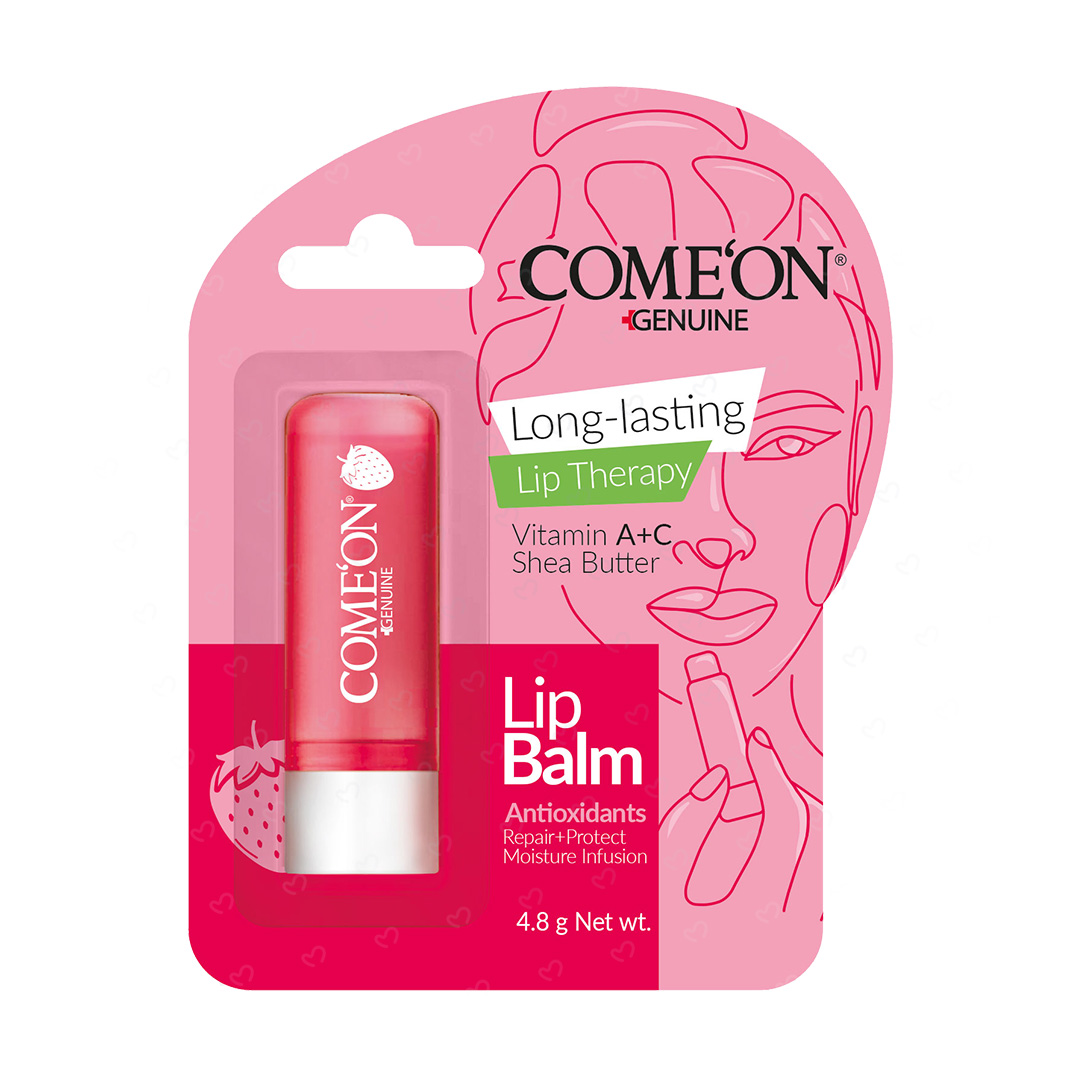 del-7748-cover عکس بالم لب نرم و مرطوب کننده کامان مدل Long Lasting Lip Therapy رایحه توت فرنگی وزن 4.8 گرم - شماره 2