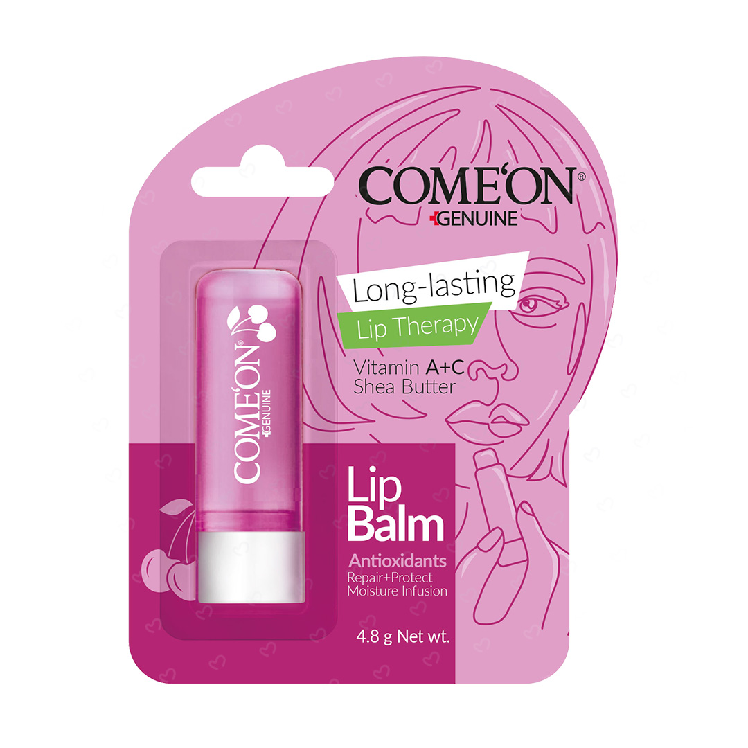del-7749-cover عکس بالم لب نرم و مرطوب کننده کامان مدل Long Lasting Lip Therapy رایحه آلبالو وزن 4.8 گرم - شماره 2