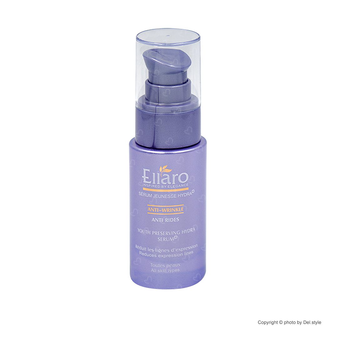 سرم ضد چروک الارو مدل Youth Preserving Hydra Serum Plus حجم 30 میلی لیتر