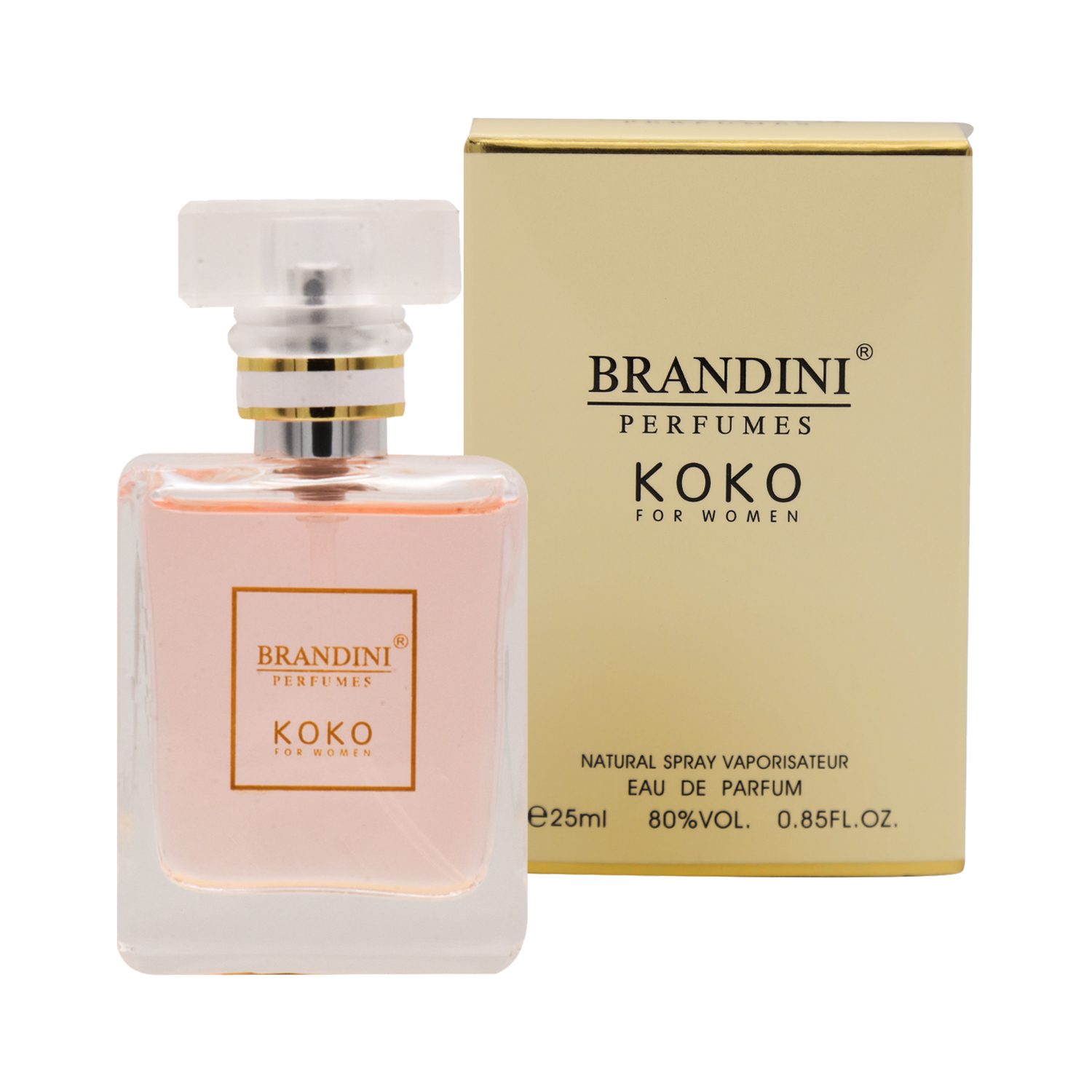 عطر جیبی زنانه برندینی مدل Koko حجم 25 میلی لیتر عطر جیبی زنانه برندینی مدل Koko حجم 25 میلی لیتر