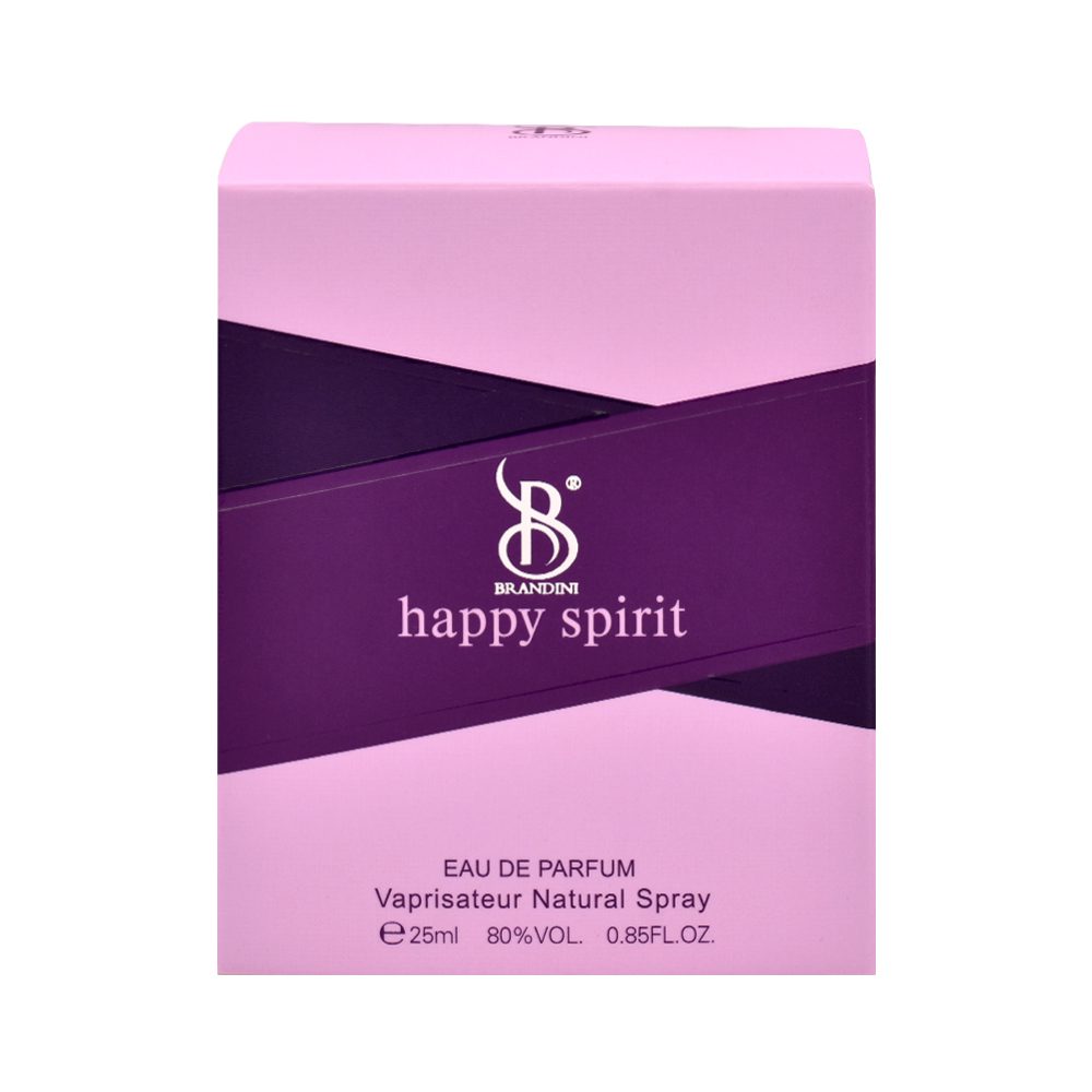 عطر جیبی زنانه برندینی مدل Happy spirit حجم 25 میلی لیتر