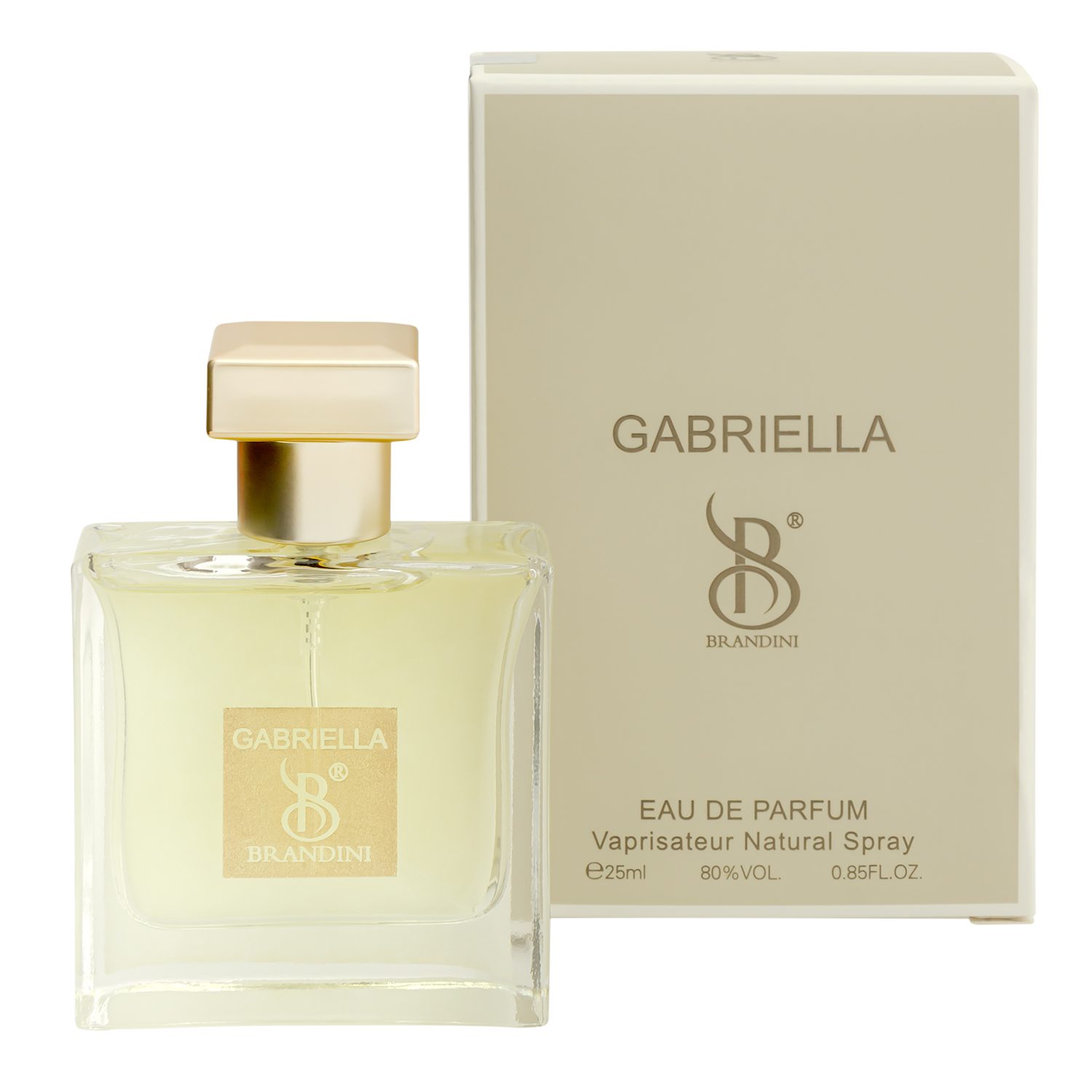 عطر جیبی زنانه برندینی مدل Gabriella حجم 25 میلی لیتر عطر جیبی زنانه برندینی مدل Gabriella حجم 25 میلی لیتر