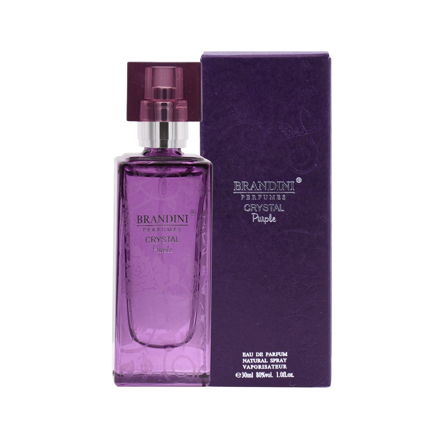 عطر جیبی زنانه برندینی مدل Purple Crystal حجم 25 میلی لیتر عطر جیبی زنانه برندینی مدل Purple Crystal حجم 25 میلی لیتر