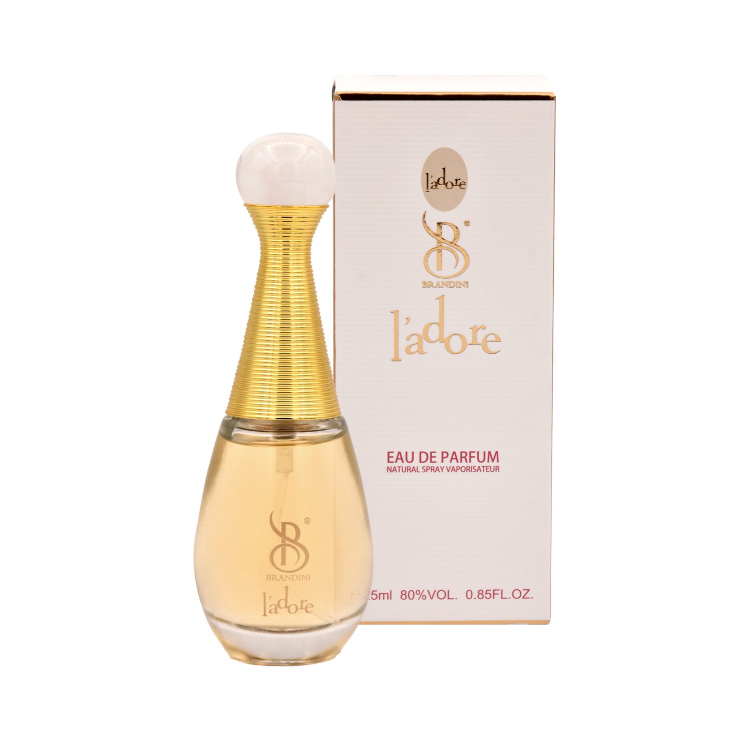 عطر جیبی زنانه برندینی مدل Ladore حجم 25 میلی لیتر عطر جیبی زنانه برندینی مدل Ladore حجم 25 میلی لیتر