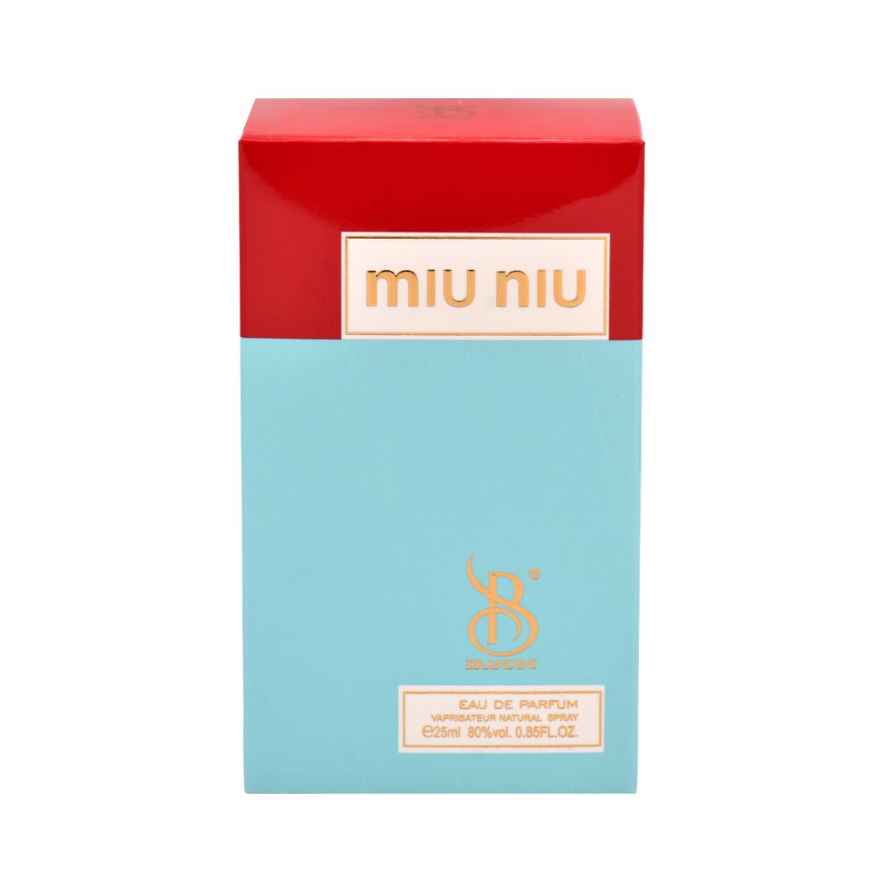 عطر جیبی زنانه برندینی مدل Miu Niu حجم 25 میلی لیتر