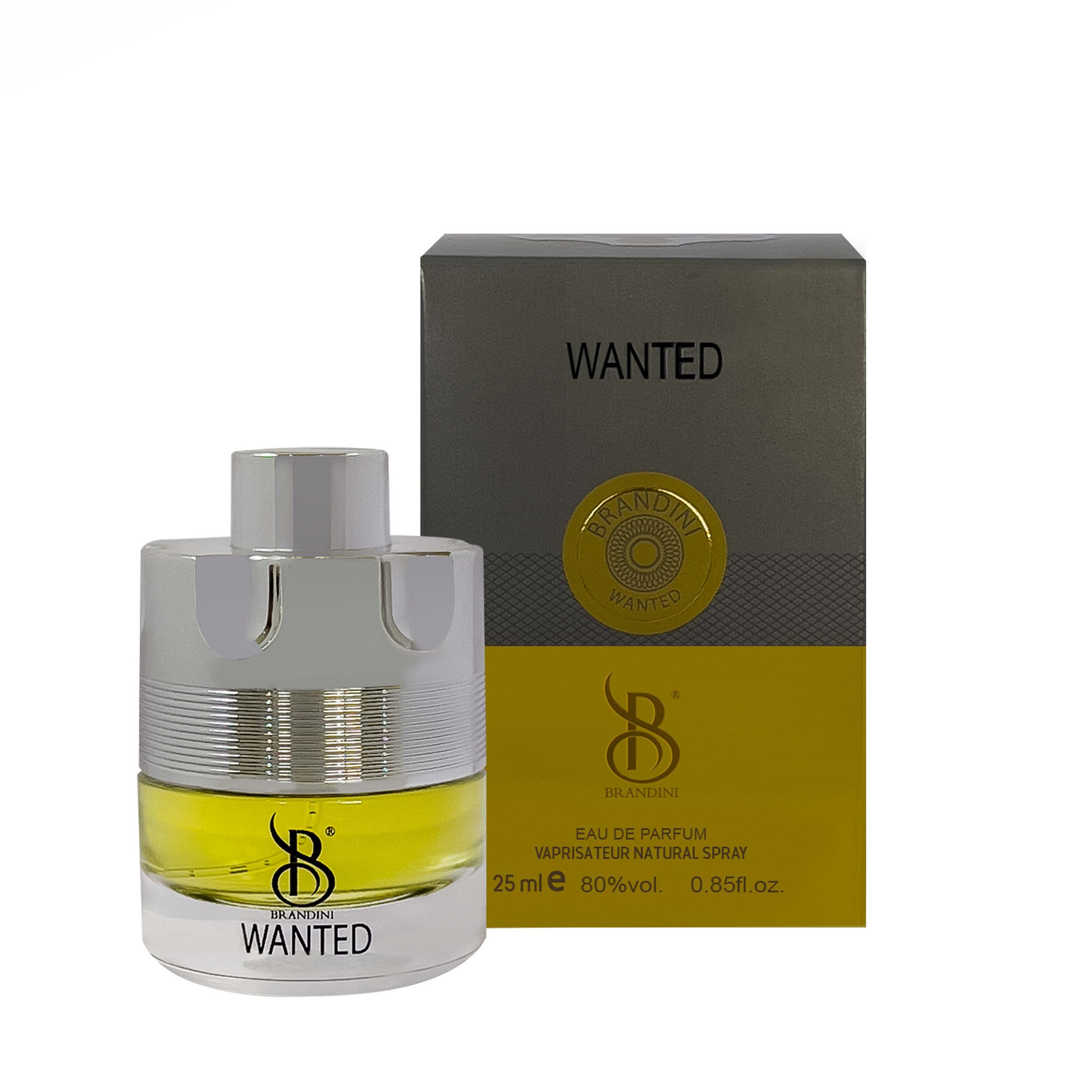 عطر جیبی مردانه برندینی مدل wanted حجم 25 میلی لیتر عطر جیبی مردانه برندینی مدل wanted حجم 25 میلی لیتر