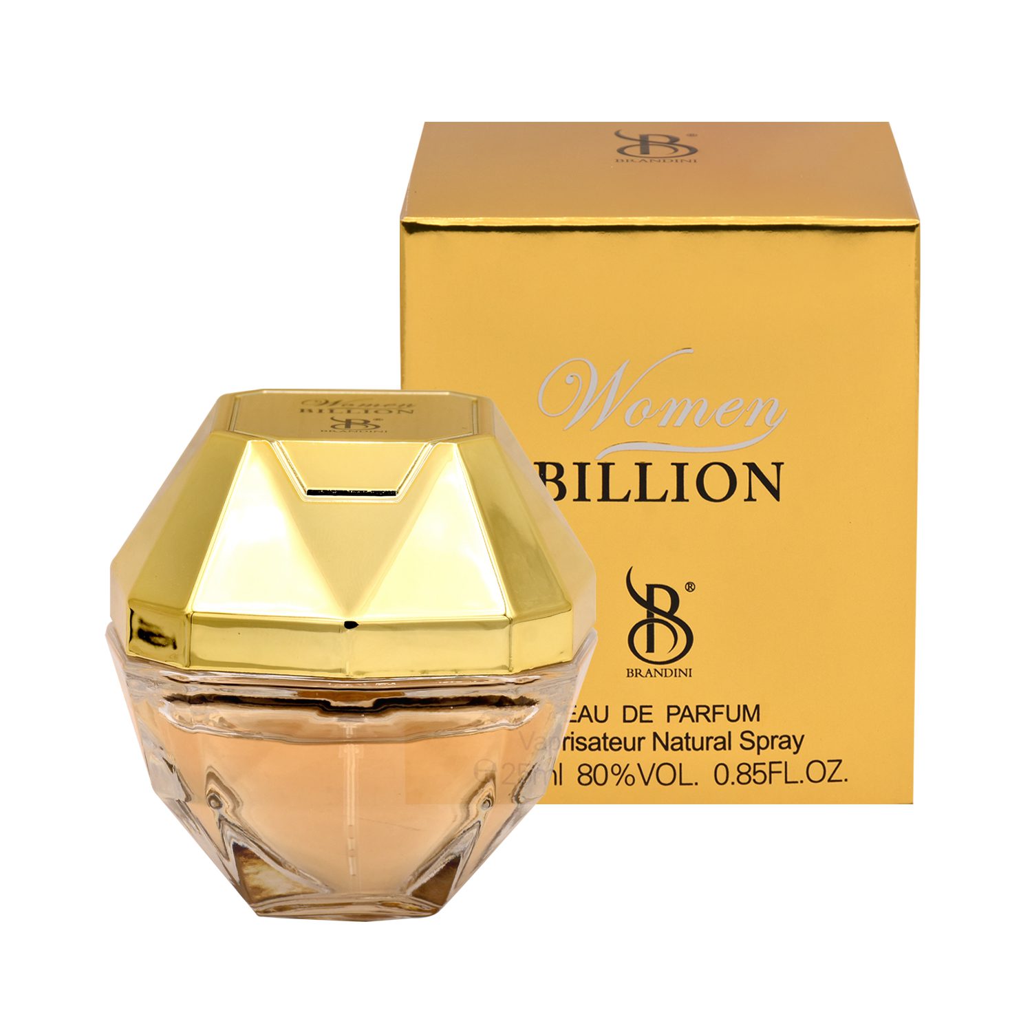 عطر جیبی زنانه برندینی مدل Billion حجم 25 میلی لیتر عطر جیبی زنانه برندینی مدل Billion حجم 25 میلی لیتر