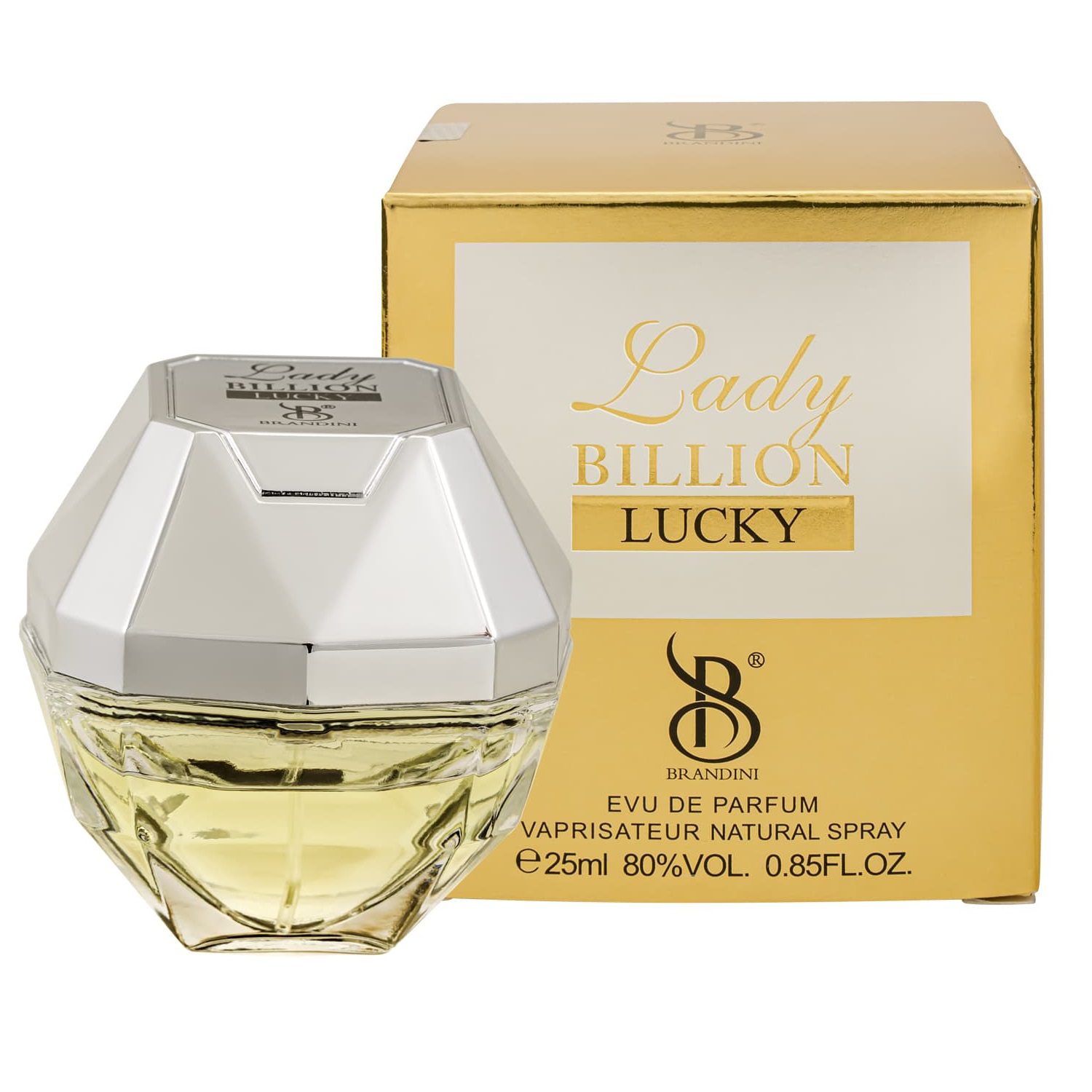 عطر جیبی زنانه برندینی مدل Lady billion lucky حجم 25 میلی لیتر عطر جیبی زنانه برندینی مدل Lady billion lucky حجم 25 میلی لیتر