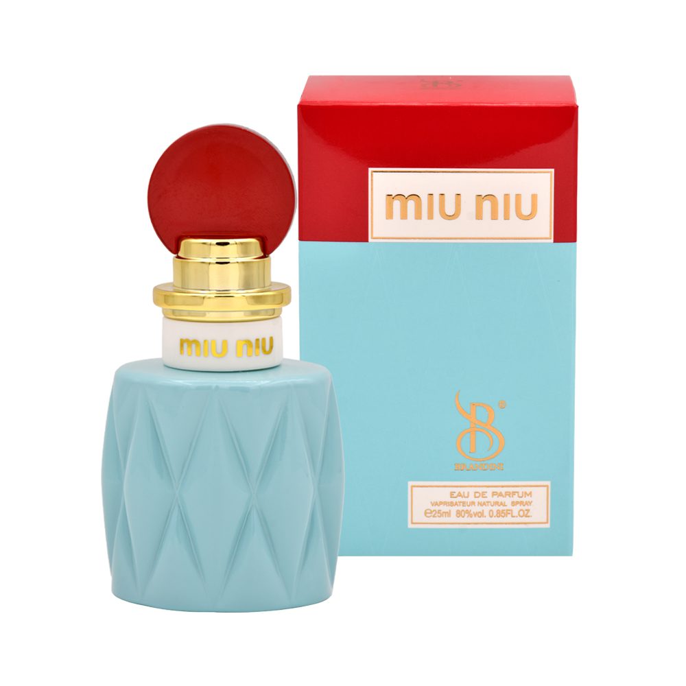 عطر جیبی زنانه برندینی مدل Miu Niu حجم 25 میلی لیتر عطر جیبی زنانه برندینی مدل Miu Niu حجم 25 میلی لیتر