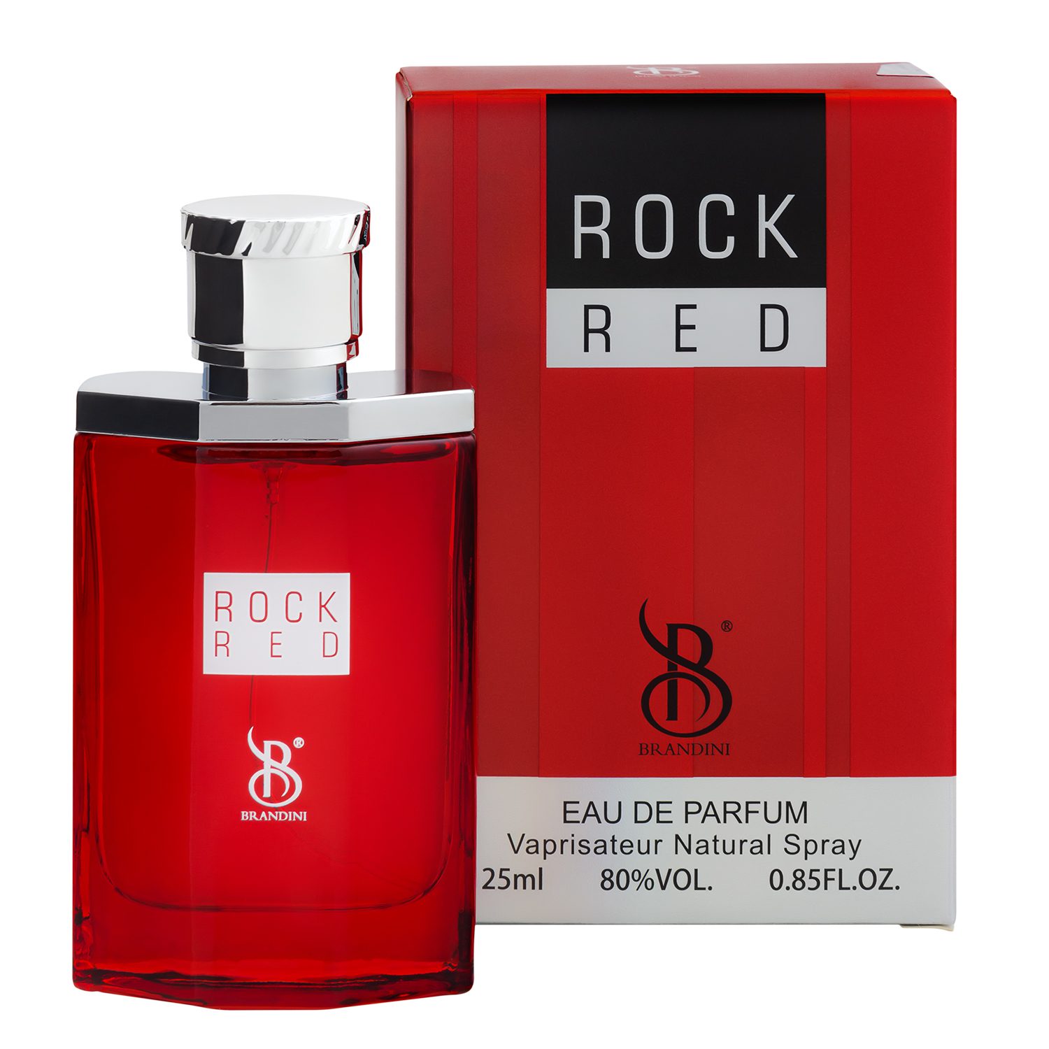 عطر جیبی مردانه برندینی مدل راک رد حجم 25 میلی لیتر عطر جیبی مردانه برندینی مدل راک رد حجم 25 میلی لیتر