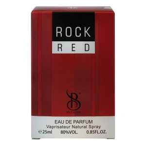 عطر جیبی مردانه برندینی مدل راک رد حجم 25 میلی لیتر