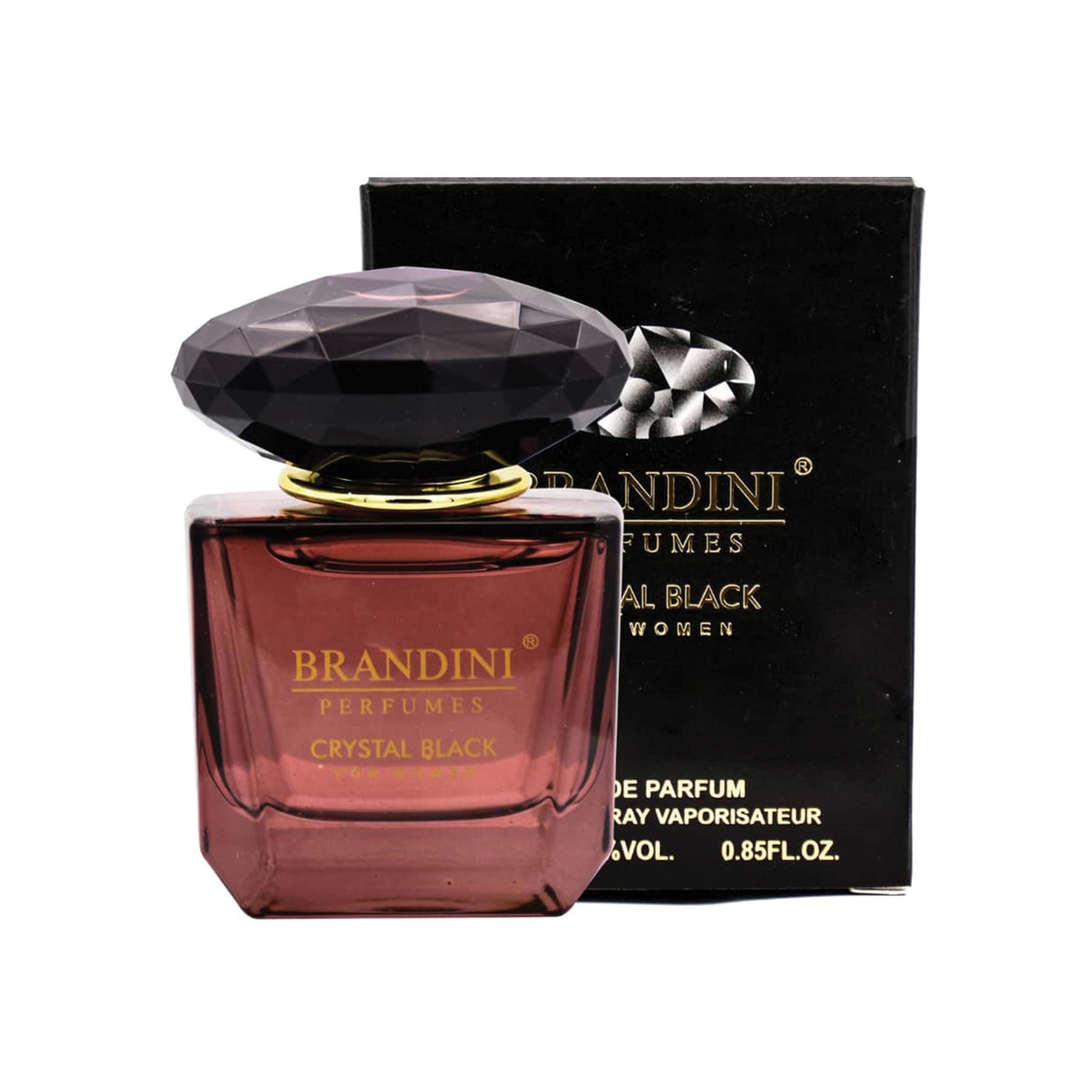 عطر جیبی زنانه برندینی مدل CRYSTAL BLACK حجم 25 میلی لیتر عطر جیبی زنانه برندینی مدل CRYSTAL BLACK حجم 25 میلی لیتر