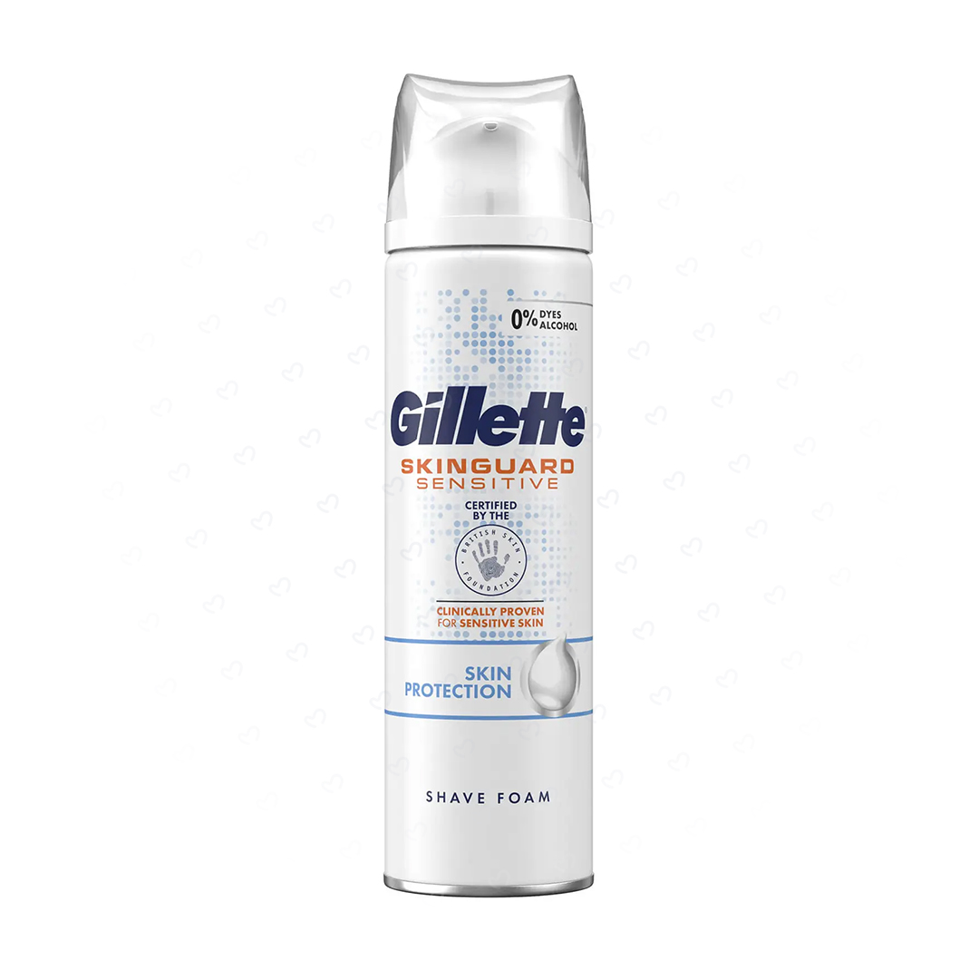 del-23738-cover عکس فوم اصلاح صورت مردانه ژیلت مدل Sensitive حجم 200 میلی لیتر - شماره 2