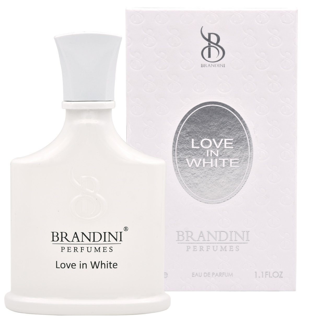 عطر جیبی زنانه برندینی مدل Love In White حجم 33 میلی لیتر عطر جیبی زنانه برندینی مدل Love In White حجم 33 میلی لیتر