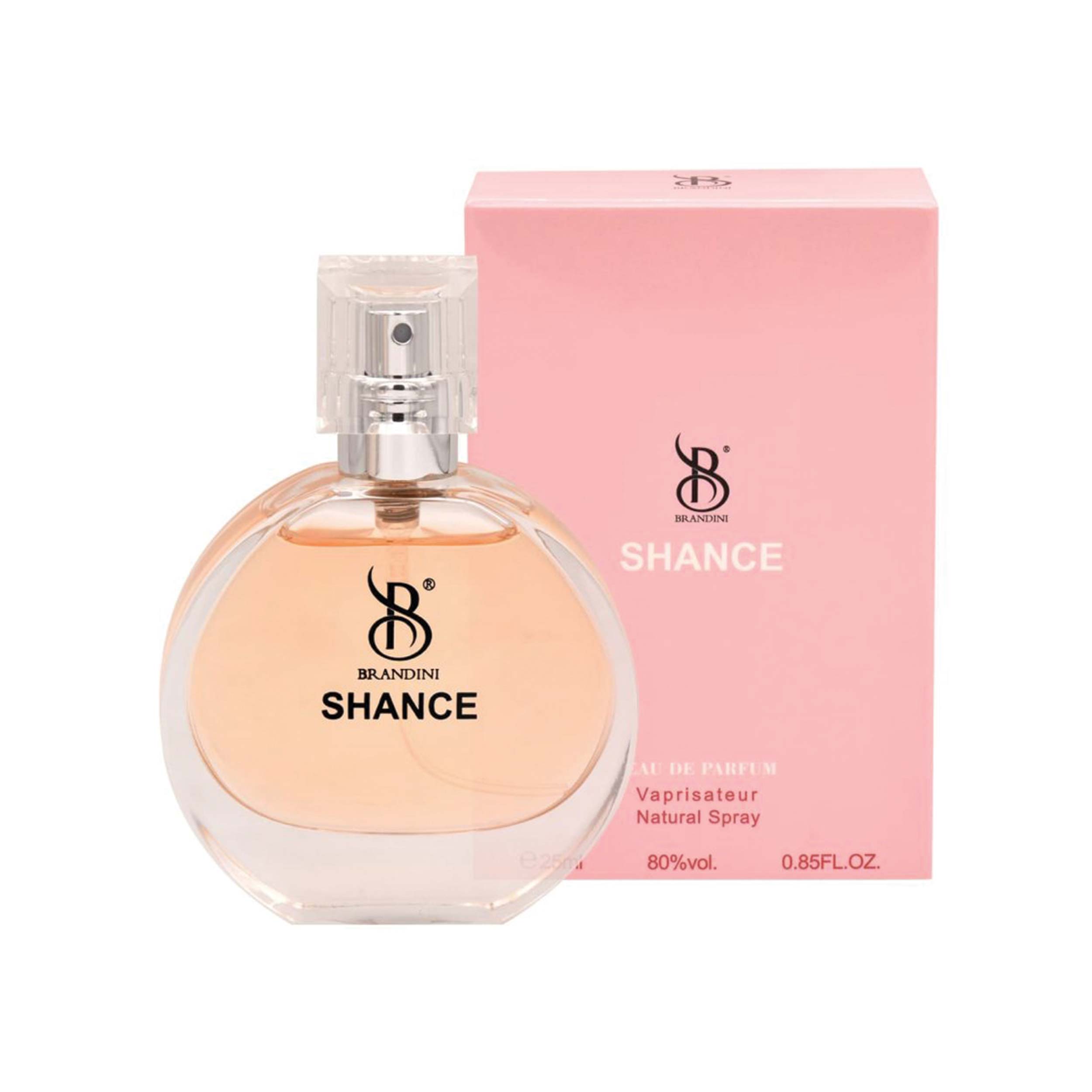 عطر جیبی زنانه برندینی مدل SHANCE حجم 25 میلی لیتر عطر جیبی زنانه برندینی مدل SHANCE حجم 25 میلی لیتر