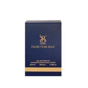 عطر جیبی زنانه برندینی مدل Poure Feme Blue حجم 25 میلی لیتر