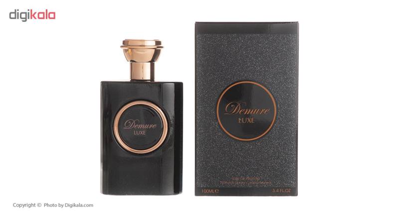 ادو پرفیوم زنانه فراگرنس ورد مدل Demure Luxe حجم 100 میلی لیتر