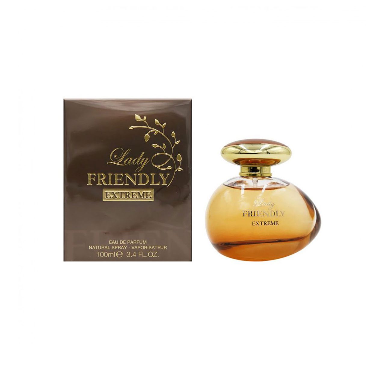 ادو پرفیوم زنانه فراگرنس ورد مدل Friendly Lady Extreme حجم 100میلی لیتر ادو پرفیوم زنانه فراگرنس ورد مدل Friendly Lady Extreme حجم 100میلی لیتر