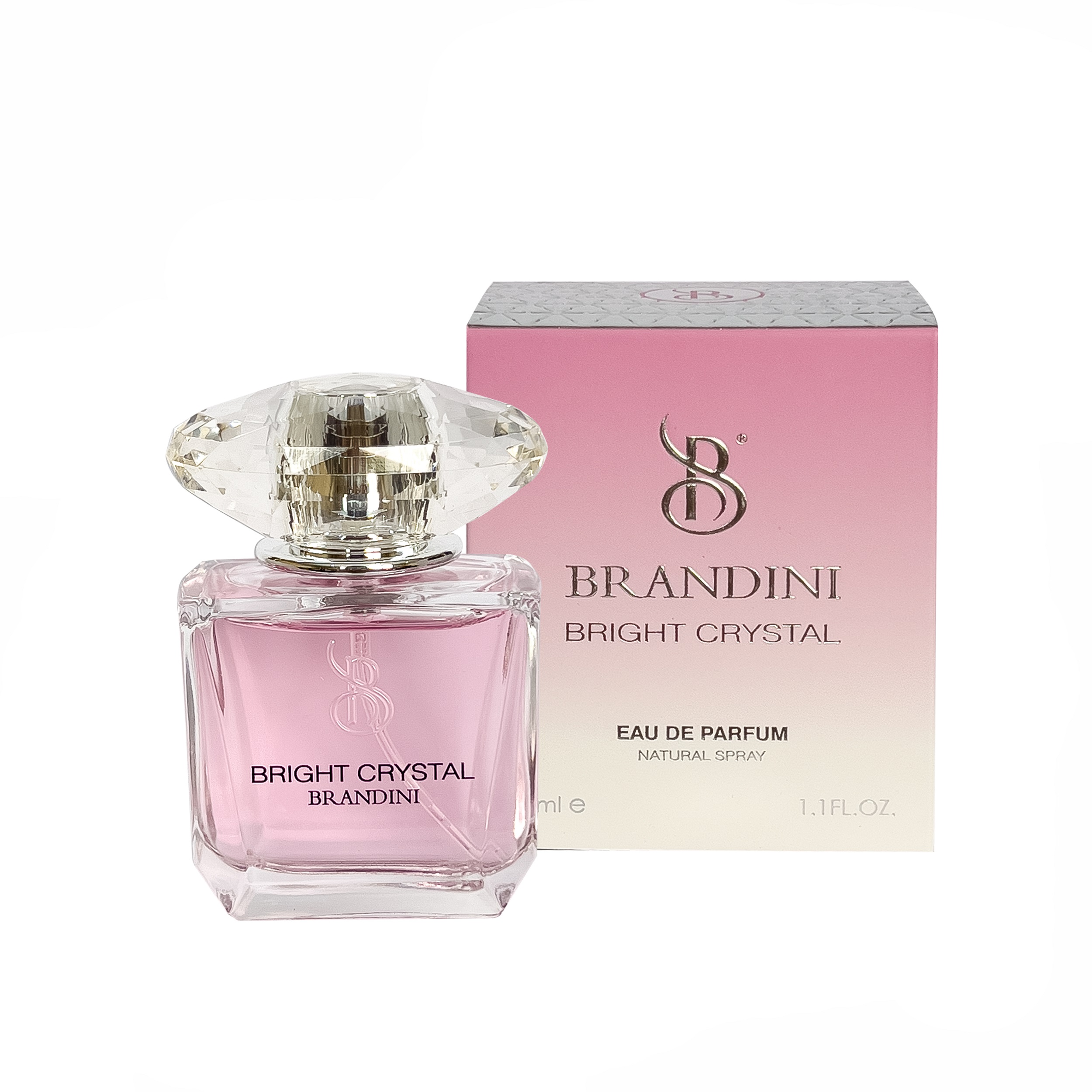 عطر جیبی زنانه برندینی مدل Crystal bright حجم 33 میلی لیتر عطر جیبی زنانه برندینی مدل Crystal bright حجم 33 میلی لیتر
