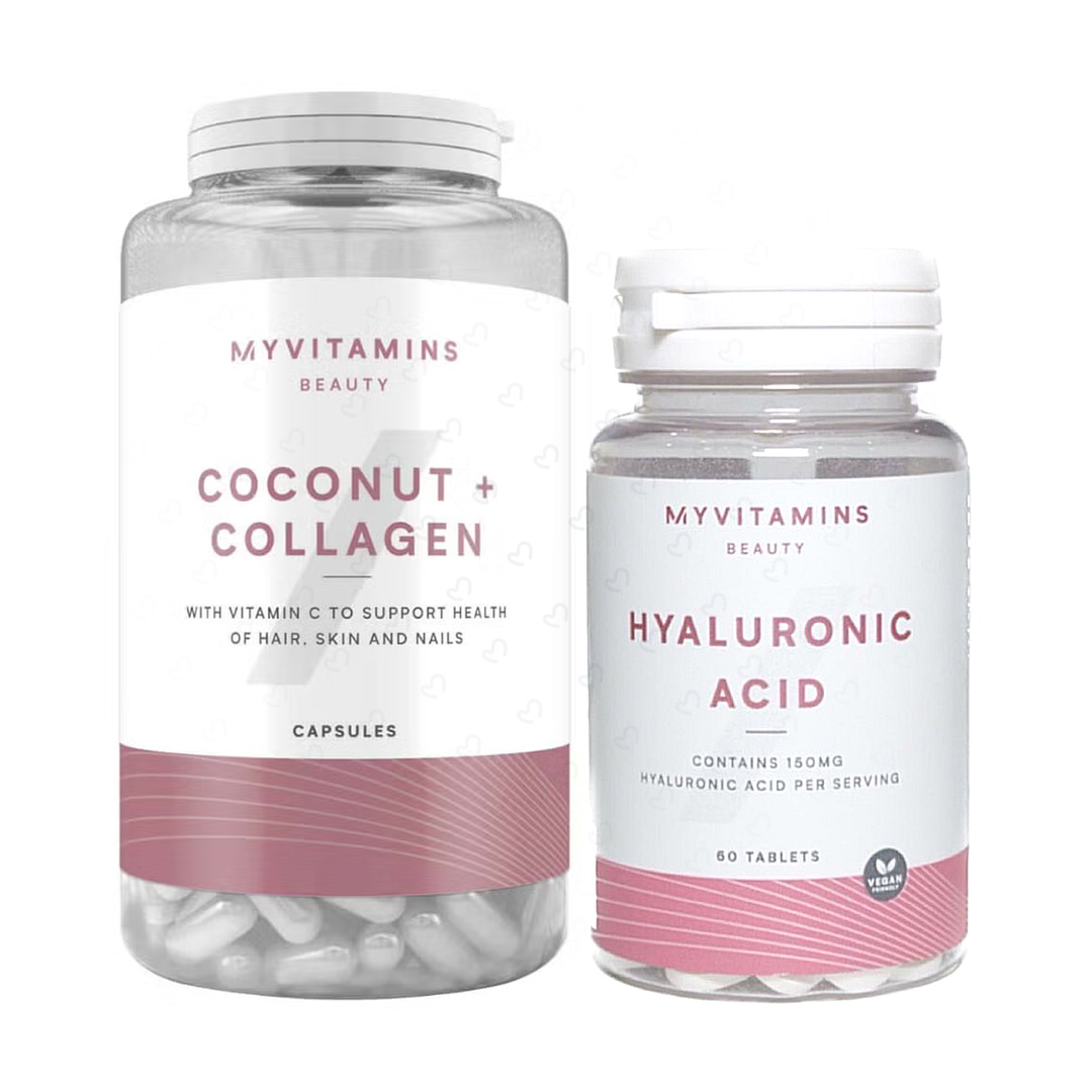 del-41813-cover عکس پک مکمل تقویت پوست، مو و ناخن مای ویتامینز مدل Coconut and Collagen & Hyaluronic Acid بسته 30+180 عددی - شماره 2