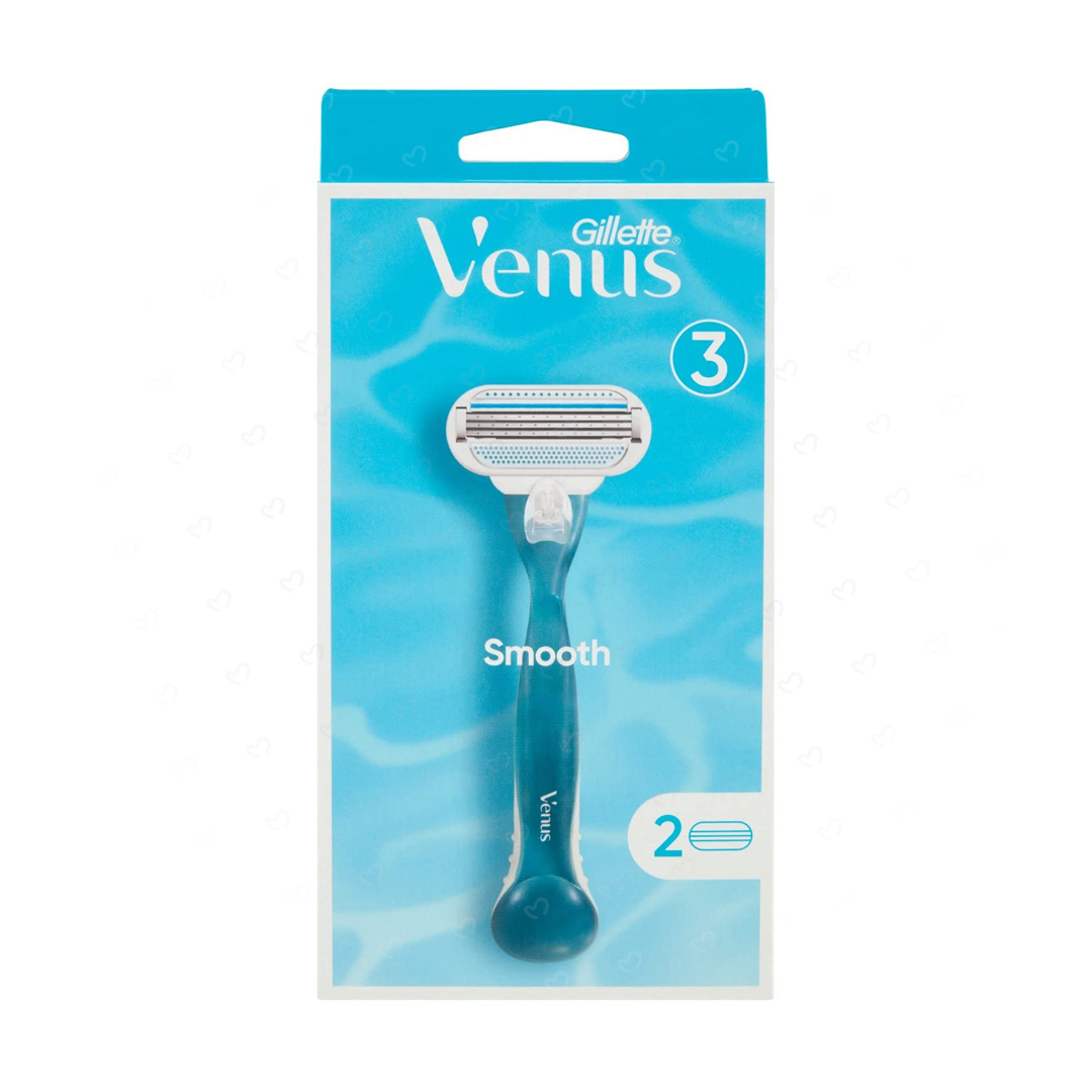 del-42004-03 عکس خودتراش سه لبه زنانه ژیلت مدل Venus Smooth به همراه یدک 2 عددی - شماره 2