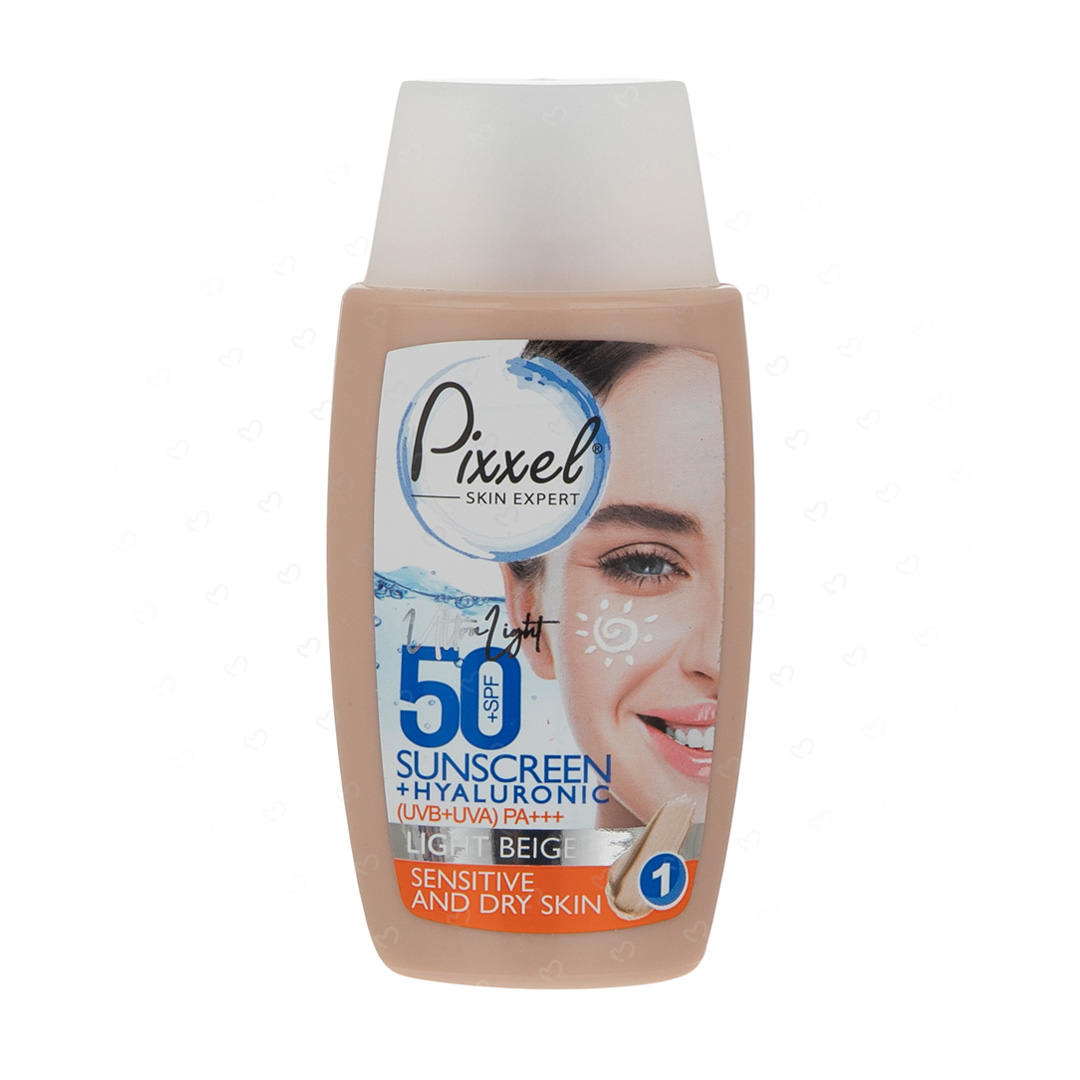 del-42676-cover عکس کرم ضد آفتاب پیکسل مدل LIGHT BEIGE مناسب پوست خشک تا حساس حاوی SPF50 حجم 50 میلی لیتر - شماره 2