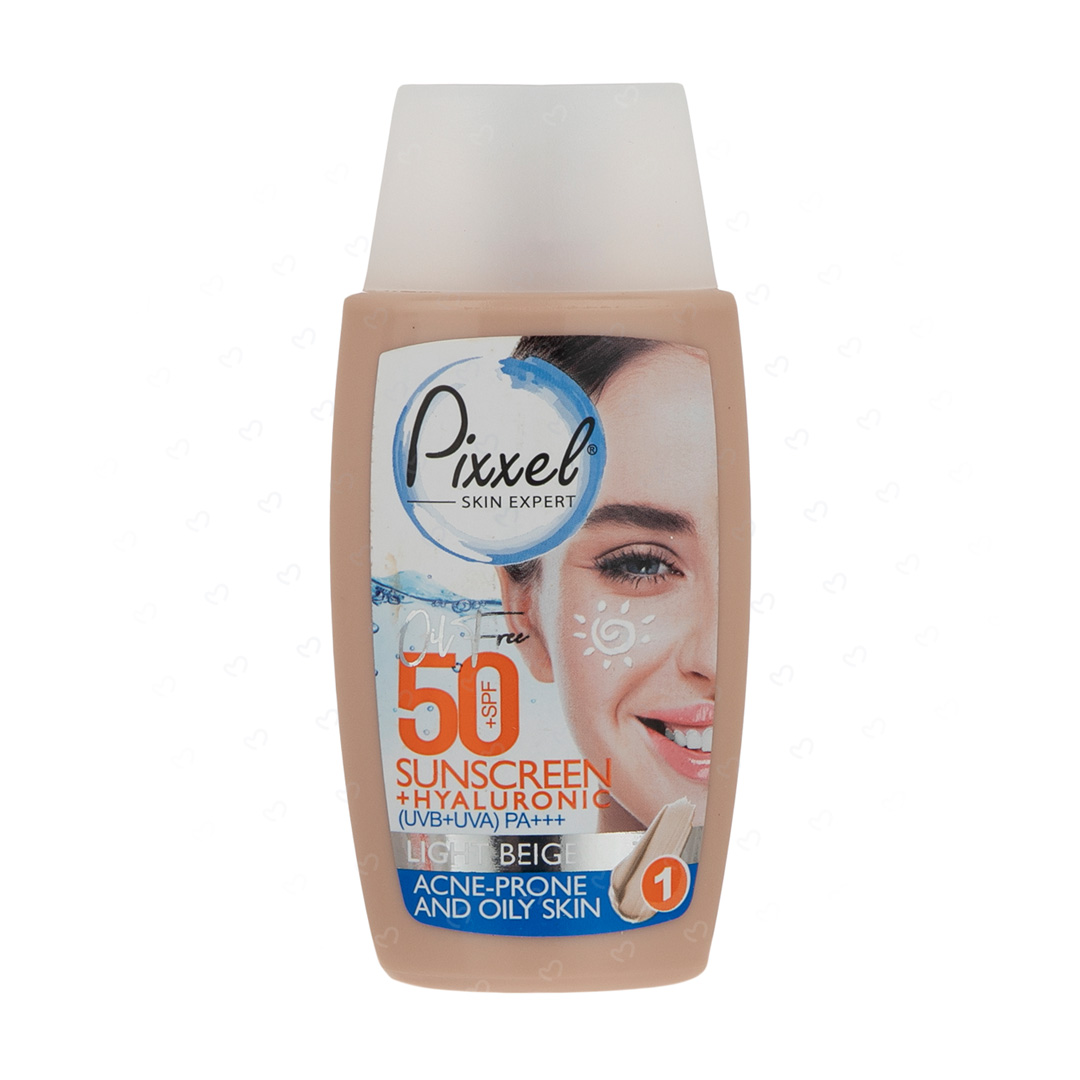 del-42685-cover عکس کرم ضد آفتاب پیکسل مدل LIGHT BEIGE پوست چرب و مختلط حاوی SPF50 حجم 50 میلی لیتر - شماره 2