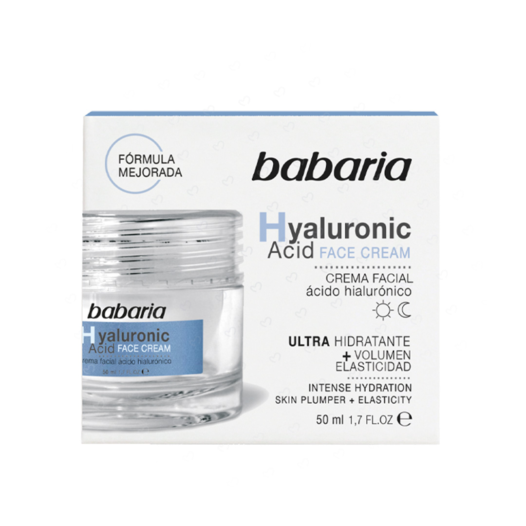 del-42867-cover عکس کرم آبرسان صورت باباریا مدل Hyaluronic Acid حجم 50 میلی لیتر - شماره 2