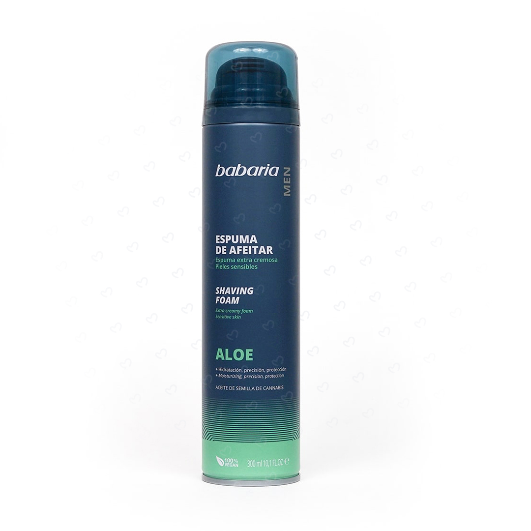 del-42937-cover عکس فوم اصلاح باباریا مدل Aloe حجم 300 میلی لیتر - شماره 2