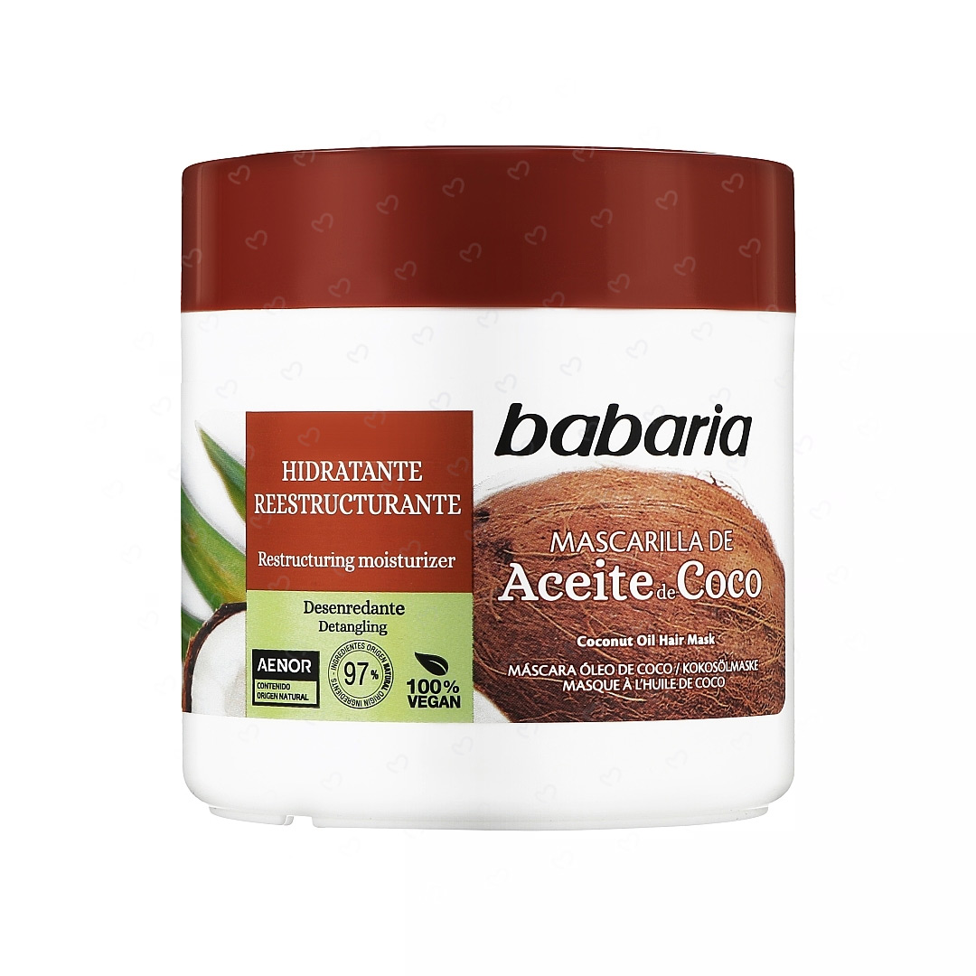 del-42942-cover عکس ماسک مو آبرسان و ترمیم کننده باباریا مدل Coconut Oil حجم 400 میلی لیتر - شماره 2