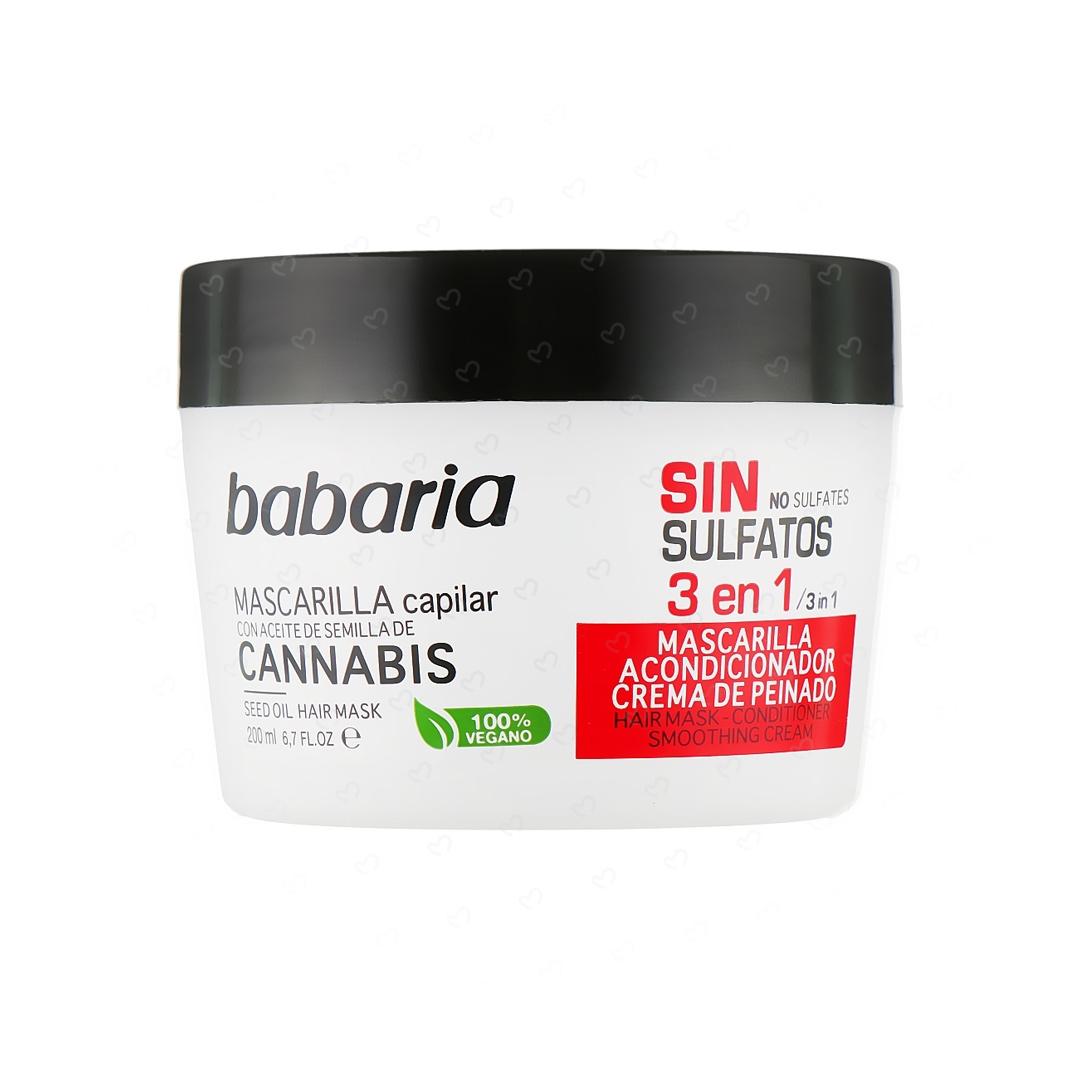 del-42951-cover عکس ماسک مو سه کاره نرم کننده بدون سولفات باباریا مدل Cannabis حجم 200 میلی لیتر - شماره 2
