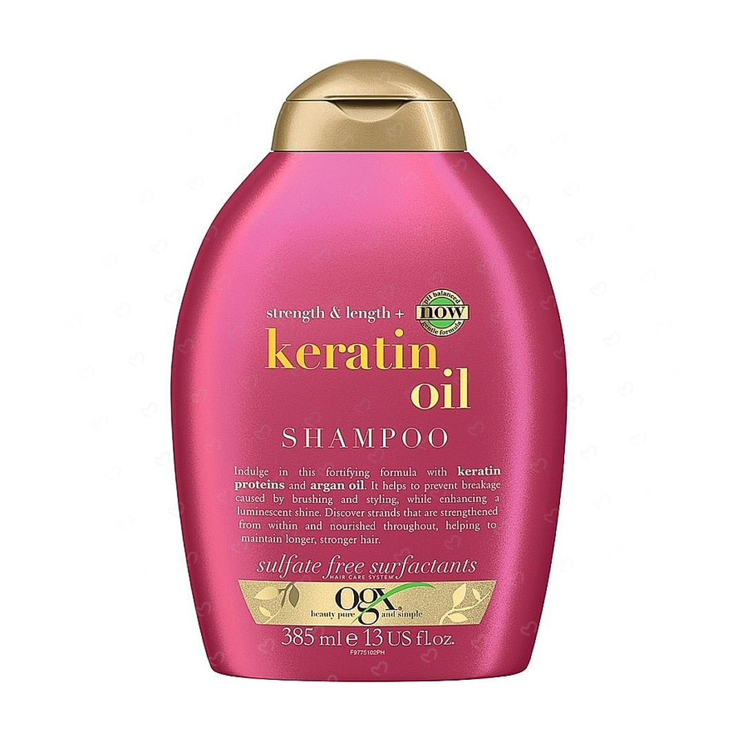 del-43315-cover عکس شامپو مو او جی ایکس مدل Keratin Oil حجم 385 میلی لیتر - شماره 2