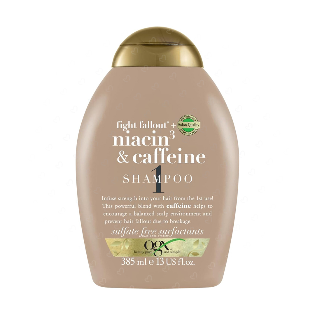 del-43585-cover عکس شامپو مو او جی ایکس مدل Niacin & Caffeine حجم 385 میلی لیتر - شماره 2