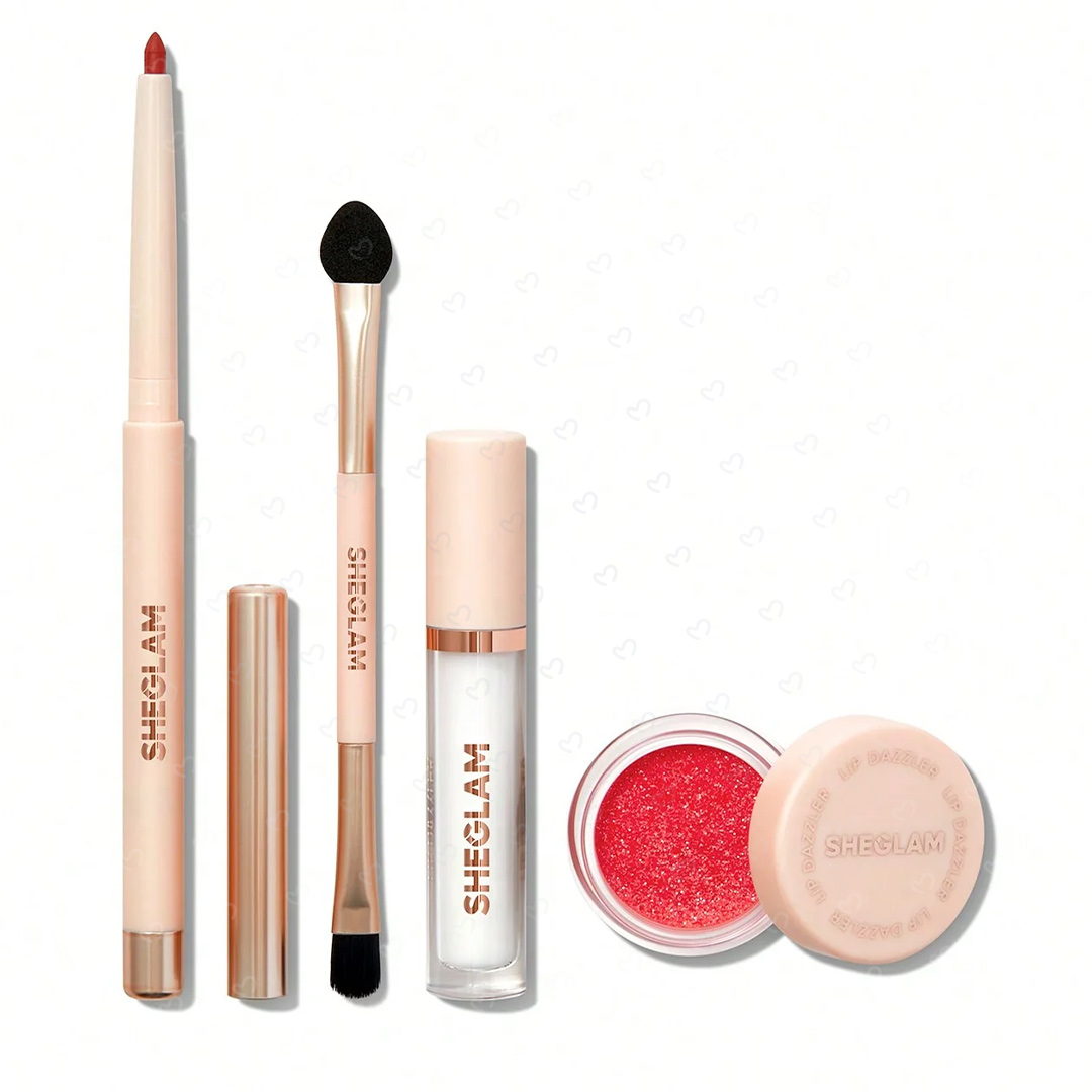del-44750-cover عکس کیت گلیتر لب شیگلم مدل Lip Dazzler رنگ Red Carpet مجموعه 4 عددی - شماره 2
