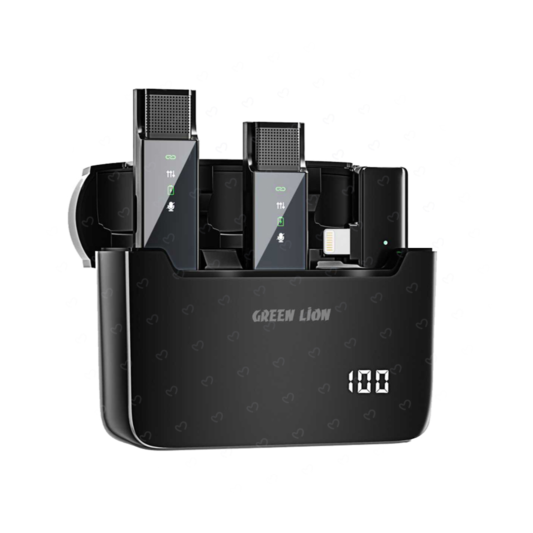 del-48307-cover عکس میکروفون بی سیم لایتنینگ گرین لاین مدل GN 2IN1 DDMLYBK - شماره 2
