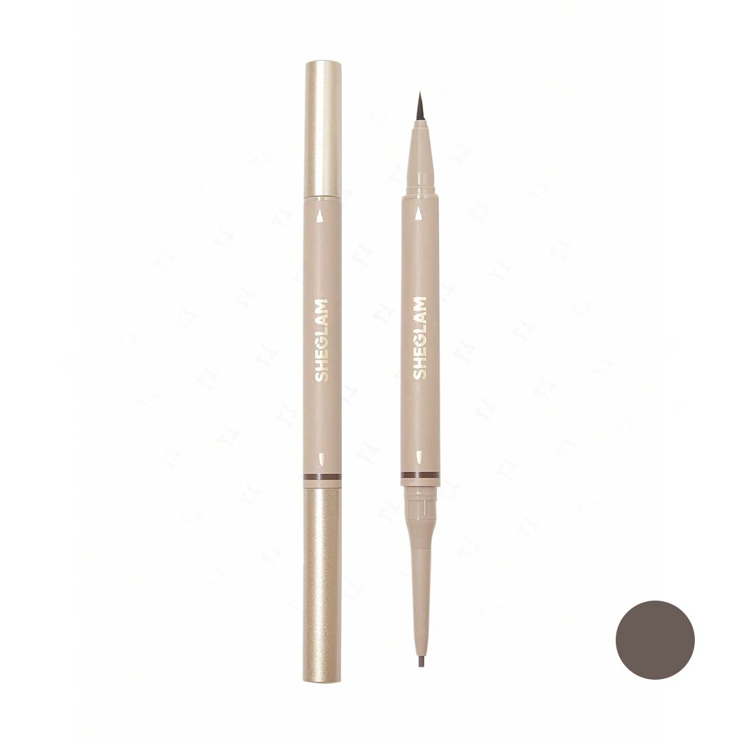 del-50427-cover عکس مداد ابرو دو طرفه شیگلم مدل Brows On Demand رنگ Auburn - شماره 2