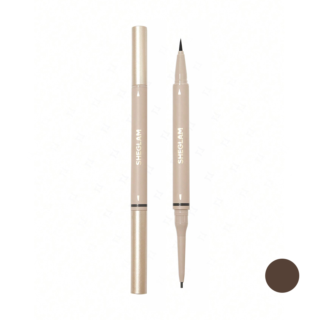 del-50437-cover عکس مداد ابرو دو طرفه شیگلم مدل Brows On Demand رنگ Chocolate - شماره 2