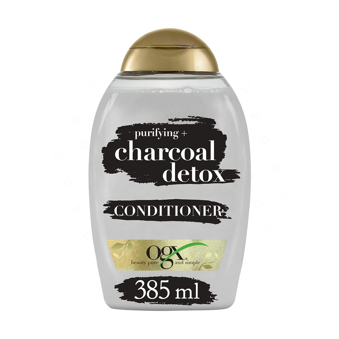 del-50902-cover عکس نرم کننده مو فاقد سولفات او جی ایکس مدل Charcoal Detox حجم 385 میلی لیتر - شماره 2