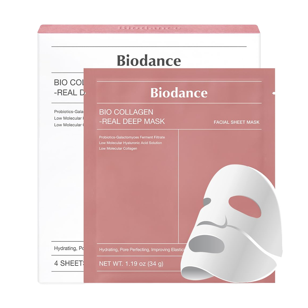 del-51449-cover عکس ماسک ضدچروک و بازسازی کننده کلاژن بایودنس مدل Bio-Collagen بسته 4 عددی - شماره 2
