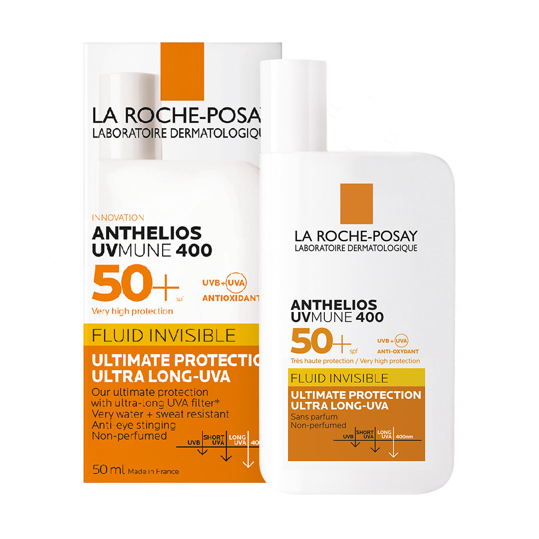 del-51500-cover عکس ضد آفتاب پمپی فلوئید لاروش پوزای مدل Invisible Fluid حاوی SPF50 حجم 50 میلی لیتر - شماره 2