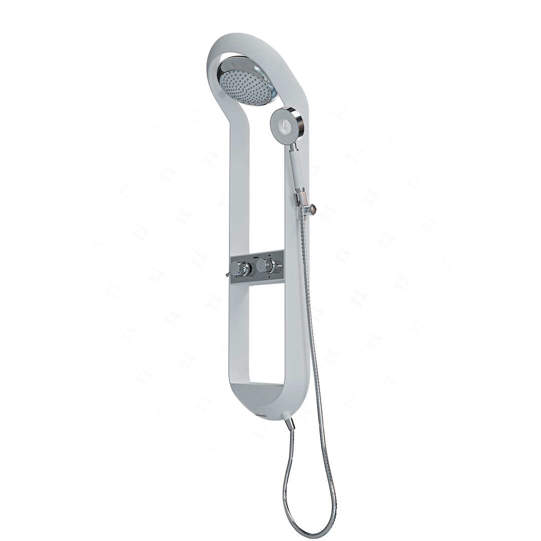 del-52521-white عکس پنل دوش حمام لیبرا مدل دنیز - شماره 2